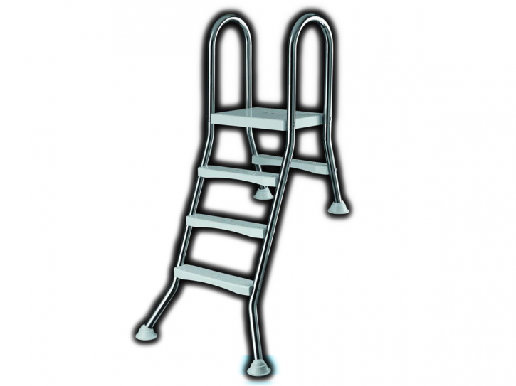 Stainless steel pool ladder for halv free-standing pools to 1,00m- High Beck Head