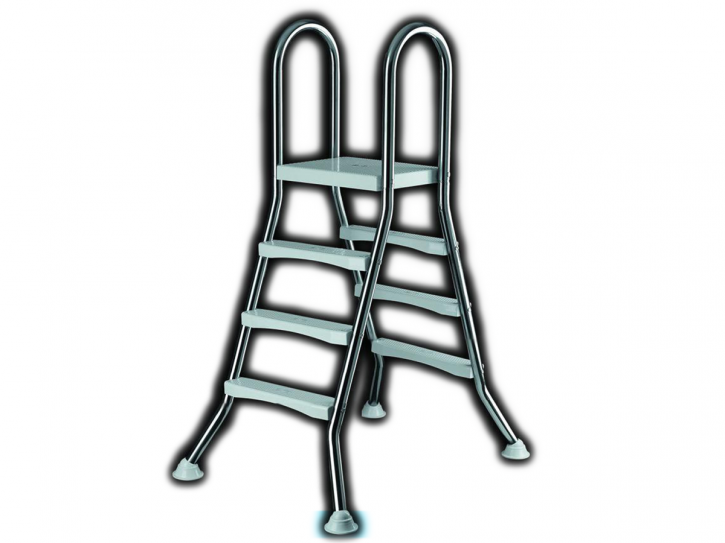 Stainless steel pool ladder for free-standing pools - 1,00/1,00m 3/3