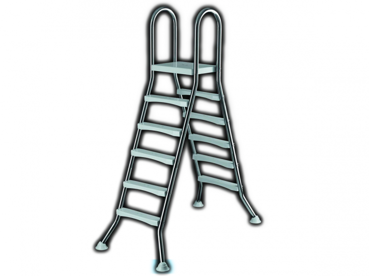 Stainless steel pool ladder for free-standing pools - 1,50/1,50m 5/5