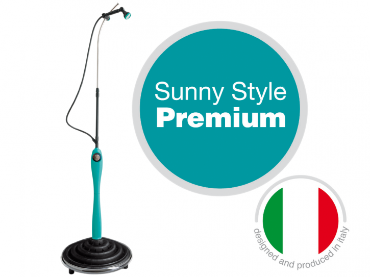Solar Shower Sunny Style Premium Aquamarine Turquoise