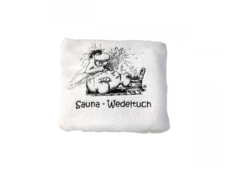 Sauna Wedeltuch - weiß 700 g/m²